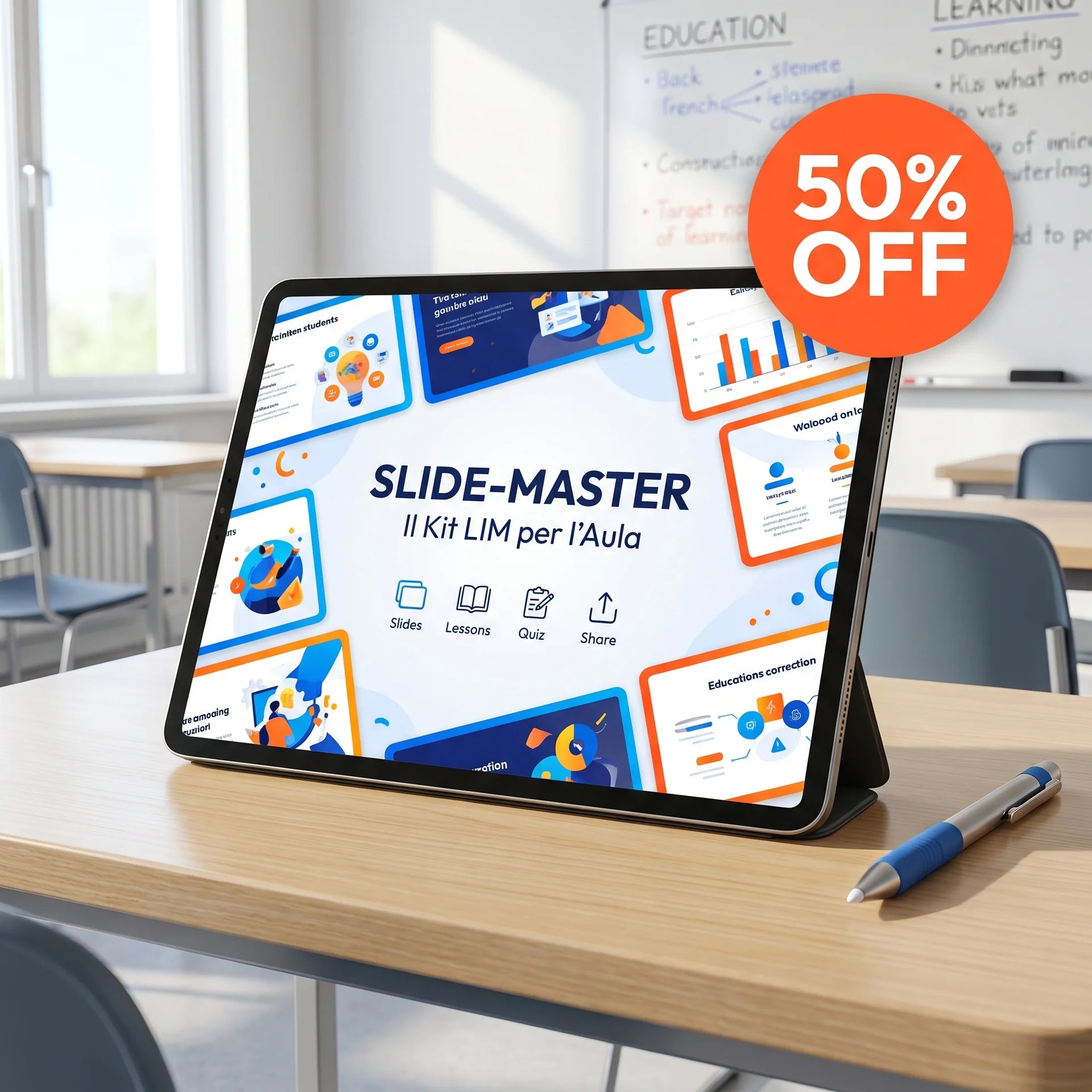 SLIDE-MASTER: The Interactive Whiteboard Kit for the Classroom